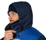 Костюм мужской утеплённый "Стандарт СОП" тёмно-синий/василёк (куртка и брюки) - фото 13