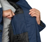 Костюм мужской утеплённый "Стандарт СОП" тёмно-синий/василёк (куртка и брюки) - фото 17