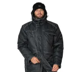 Костюм мужской утеплённый "Викинг" чёрный (куртка и брюки) - фото 12