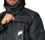 Костюм мужской утеплённый "Викинг" чёрный (куртка и брюки) - фото 19