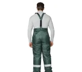Костюм мужской утеплённый "Мастер 1" зелёный (куртка и брюки) - фото 6