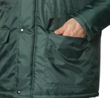 Костюм мужской утеплённый "Мастер 1" зелёный (куртка и брюки) - фото 9