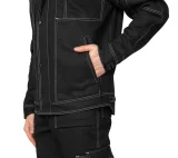 Костюм мужской "Викинг 2021" чёрный (куртка и брюки) - фото 16