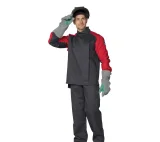 Костюм огнестойкий "Гектор" серый/красный 1 класса защиты (куртка и брюки) - фото 3