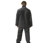 Костюм сварщика цельноспилковый чёрный 2 класса защиты (куртка и брюки) - фото 3