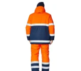 Костюм мужской утеплённый "Спектр 2 Ультра" оранжевый/синий (куртка и полукомбинезон) - фото 7