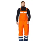 Костюм мужской утеплённый "Спектр 2 Ультра" оранжевый/синий (куртка и полукомбинезон) - фото 8