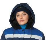 Костюм женский утеплённый "Стандарт СОП" синий/василёк (куртка и брюки) - фото 9