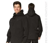 Куртка мужская демисезонная "Камелот" чёрная - фото 1