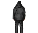 Куртка мужская утеплённая "Альфа" удлинённая чёрная - фото 4