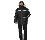 Куртка мужская утеплённая "Аляска Ультра" чёрная - фото 2