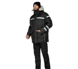 Куртка мужская утеплённая "Аляска Ультра" чёрная - фото 3