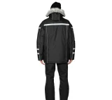 Куртка мужская утеплённая "Аляска Ультра" чёрная - фото 6