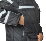 Куртка мужская утеплённая "Аляска Ультра" тёмно-серая - фото 12