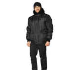 Куртка мужская утеплённая "Альфа" чёрная укороченная - фото 2