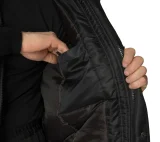 Куртка мужская утеплённая "Альфа" чёрная укороченная - фото 8