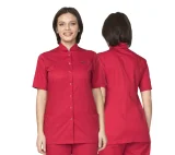 Куртка женская "Медик" красная - фото 1