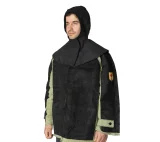 Подшлемник цельноспилковый с пелериной из натуральной кожи для сварщика - фото 2