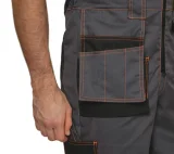 Полукомбинезон мужской "Бренд" серый/чёрный - фото 5