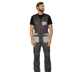 Полукомбинезон мужской "Бренд" серый/серый - фото 3