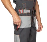 Полукомбинезон мужской "Бренд" серый/серый - фото 8