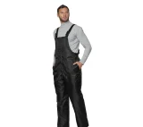 Полукомбинезон мужской утеплённый "Альфа" чёрный - фото 3