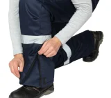 Полукомбинезон антистатический мужской утеплённый "Антистат" тёмно-синий - фото 8