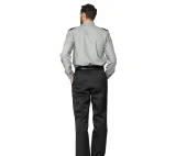 Рубашка мужская с длинными рукавами серая/чёрная - фото 4