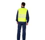 Жилет сигнальный "Спектр Лайт 1" лимонный с застёжкой на контактной ленте - фото 5