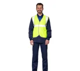 Жилет сигнальный "Спектр Лайт 2" лимонный с застёжкой на ленте велькро - фото 2