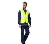 Жилет сигнальный "Спектр Лайт 2" лимонный с застёжкой на ленте велькро - фото 3