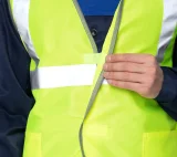 Жилет сигнальный "Спектр Лайт 2" лимонный с застёжкой на ленте велькро - фото 6