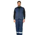 Жилет универсальный утеплённый "Универсал" тёмно-синий - фото 2