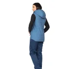 Жилет женский утеплённый "Амур" синий/красный - фото 6