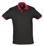 Рубашка поло Prince 190, черная с красным - фото 2