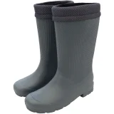 Сапоги ЭВА АВРОРА (ЖАНЕТТ) женские, утепленные (нетк. полотно), серые - фото 1