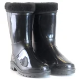 Сапоги ПВХ модель 140У (ДЮНА) мужские, утепленные, черные - фото 1