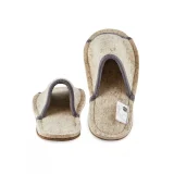 Тапочки войлочные 412О с подошвой ЭВА, Цвет: "Натуральный светлый" - фото 3