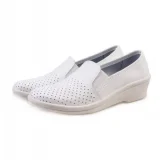 Туфли кожаные 41-22-7 (STEP) женские, белые - фото 1