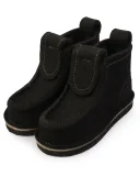 Валенки шитые "Валеши укороченные 4331" с подошвой ЭВА, черный. - фото 1