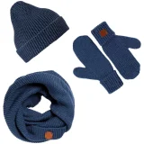 Варежки Brugge, синий меланж - фото 8