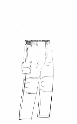 Брюки мужские "Захват" кмф тк.Грета "Облака зеленый"