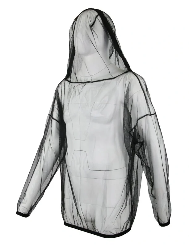 Антимоскитная куртка-сетка, цвет черный К-405к