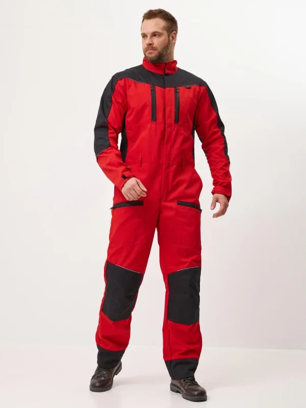 Комбинезон Орион (тк.35% хлопок, 65% пэ), красный