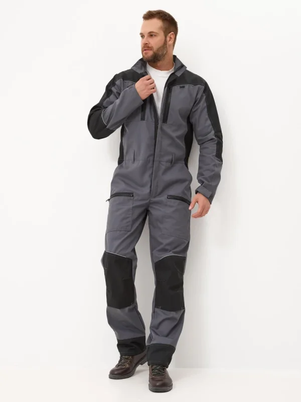 Комбинезон Орион (тк.35% хлопок, 65% пэ), серый