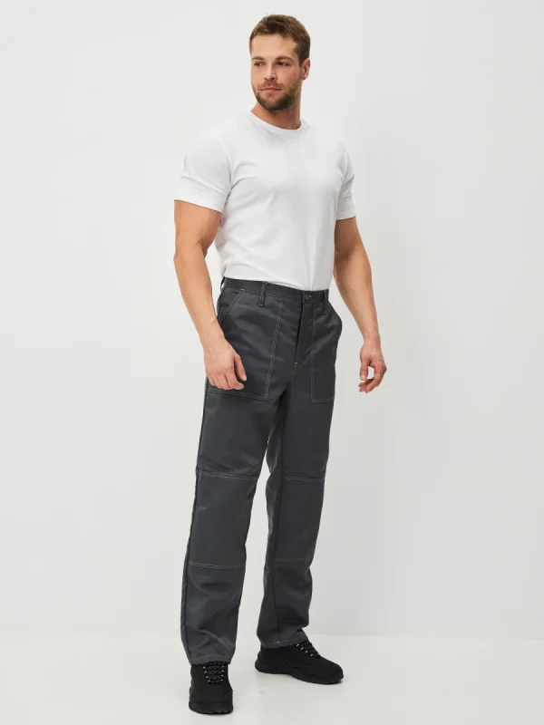 Брюки Балтика (тк.35% хлопок, 65% пэ), серые