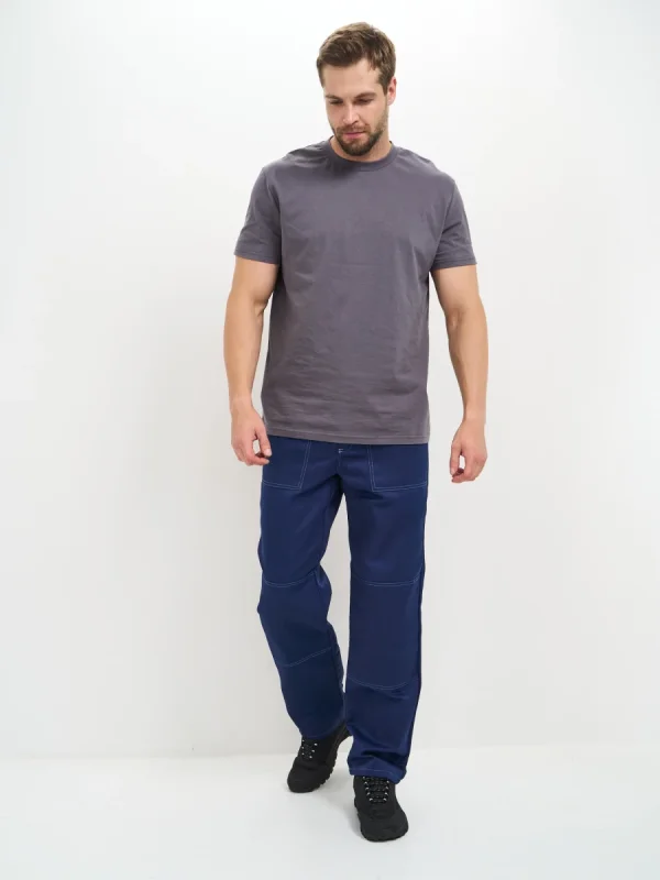 Брюки Балтика (тк.35% хлопок, 65% пэ), синие