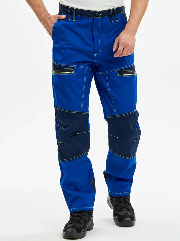 Брюки Волна-3 (тк.35% хлопок, 65% пэ), васильковый/синий