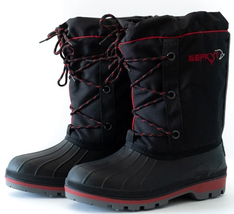 Бахилы ТЭП БЕРКУТ 171-03 (SARDONIX) мужские, утепленные (вкл. чулок), шипы, черные (-40°С)