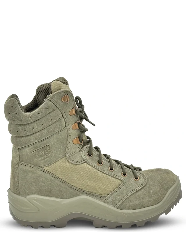 Ботинки с высокими берцами "ТЕРРА", нат.кожа/текстиль, цвет: хаки